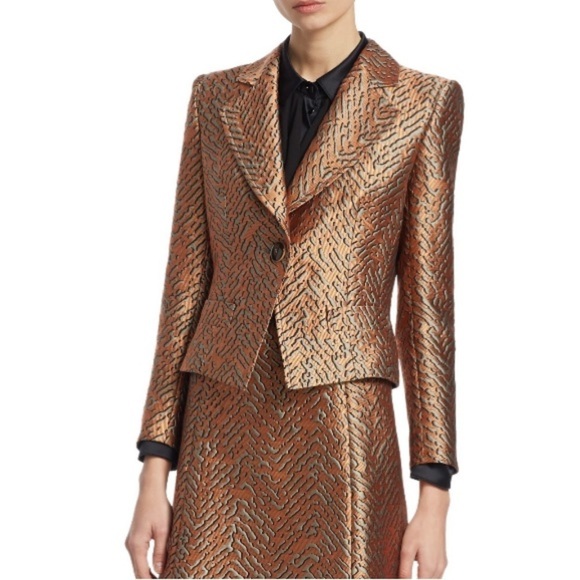 EMPORIO ARMANI • Animal Jacquard Jacket - Picture 4 of 14